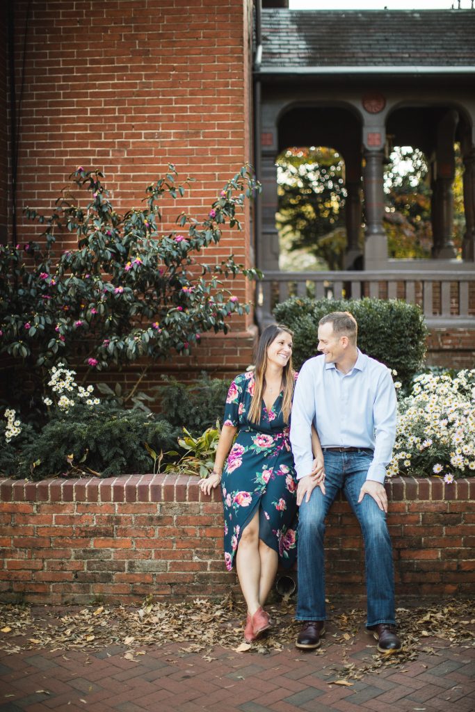 Hand Hand Paw Engagement Session on the Streets of Annapolis 12