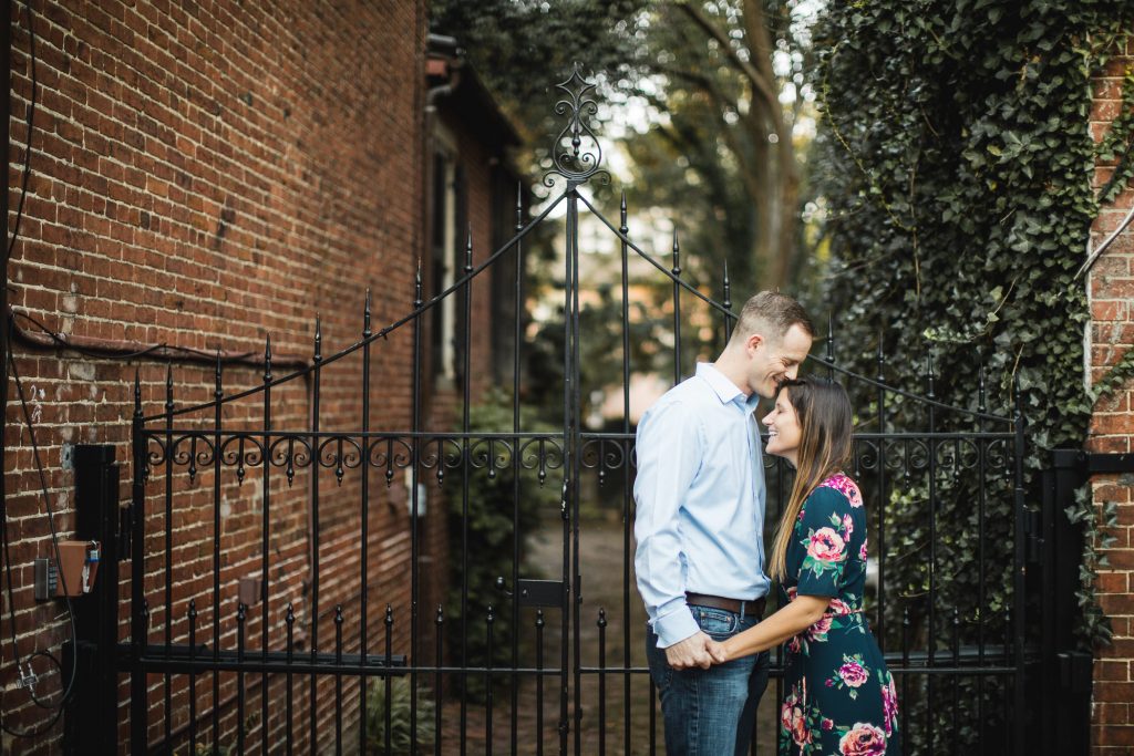 Hand Hand Paw Engagement Session on the Streets of Annapolis 16