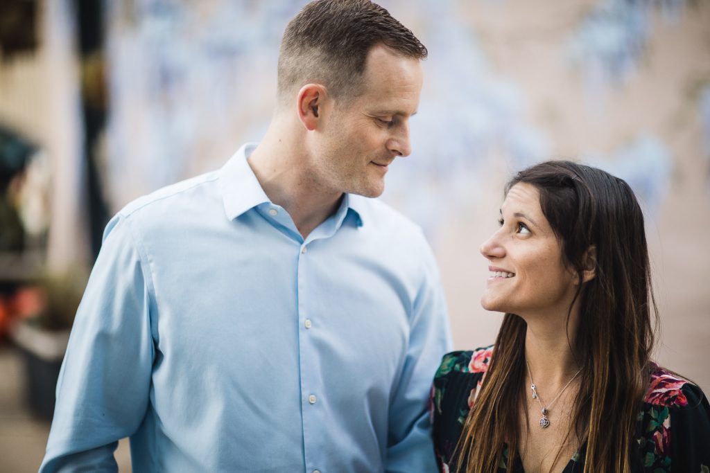 Hand Hand Paw Engagement Session on the Streets of Annapolis 18