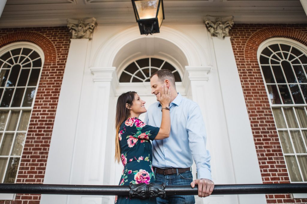 Hand Hand Paw Engagement Session on the Streets of Annapolis 22