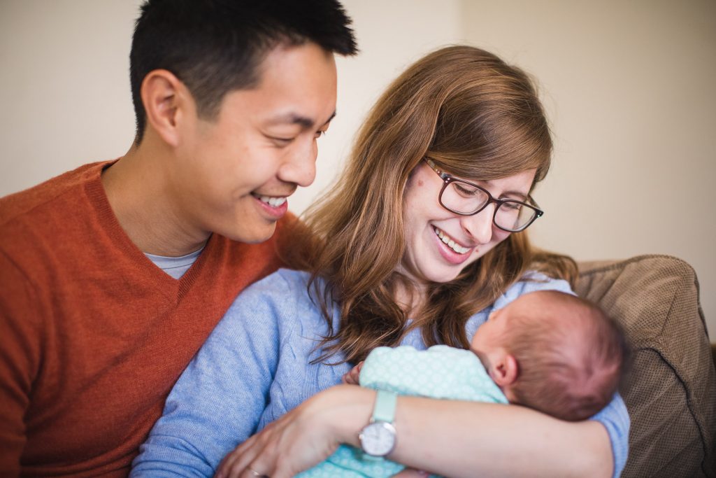 A Portrait Session with a Newborn Family 07