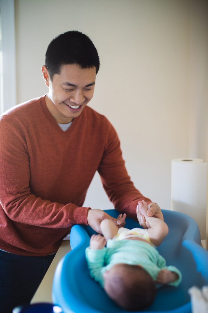 A Portrait Session with a Newborn Family 12