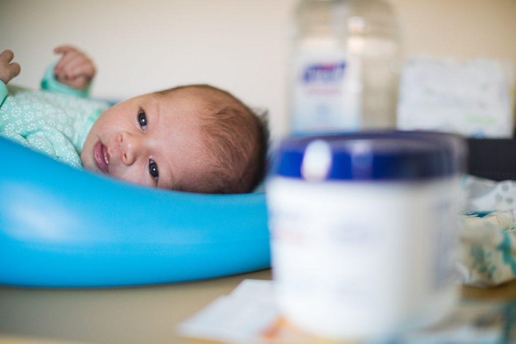 A Portrait Session with a Newborn Family 13