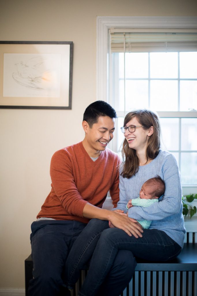 A Portrait Session with a Newborn Family 14