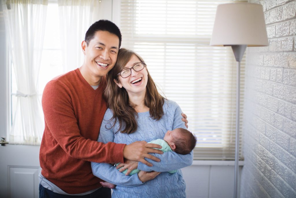 A Portrait Session with a Newborn Family 15