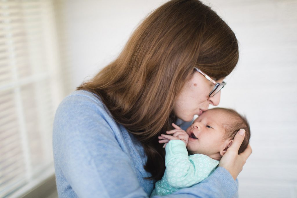 A Portrait Session with a Newborn Family 17