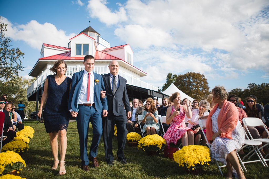 Beautiful Wedding Ceremony Formals at a Private Chesapeake Bay Lighthouse 17