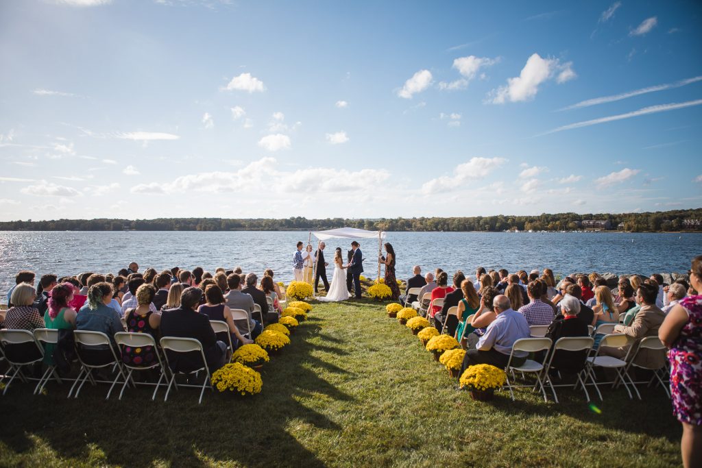 Beautiful Wedding Ceremony Formals at a Private Chesapeake Bay Lighthouse 21