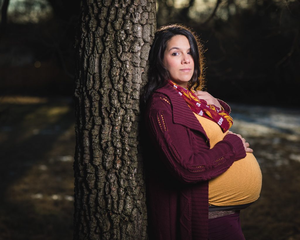 A Mixed Light Maternity Portrait Session at Every Park USA 06