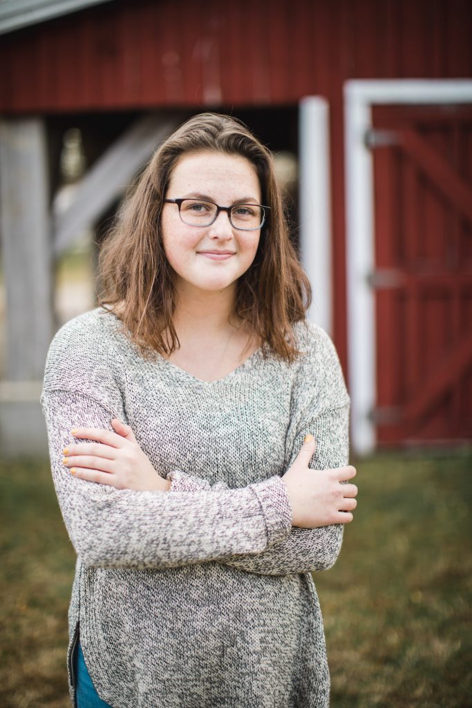 Senior Portraits with William at Kinder Farm Park 04