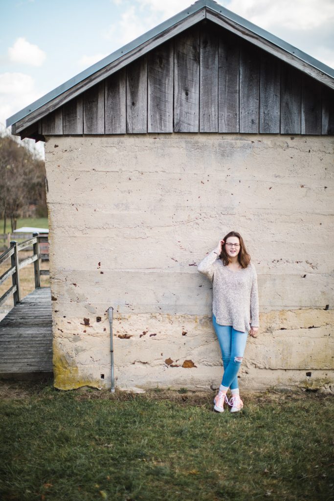 Senior Portraits with William at Kinder Farm Park 07