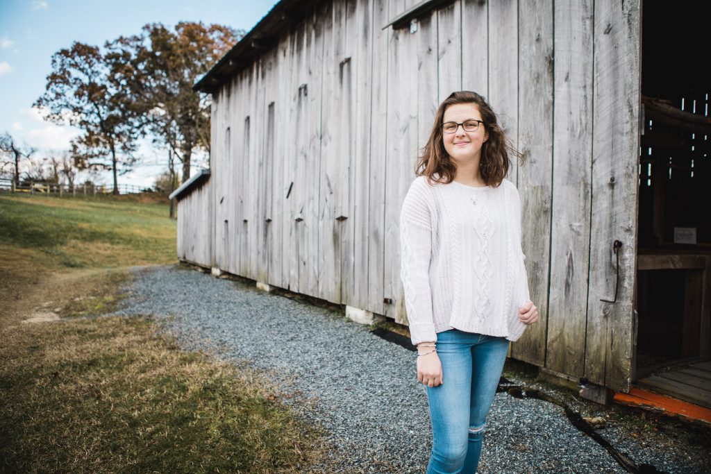 Senior Portraits with William at Kinder Farm Park 15