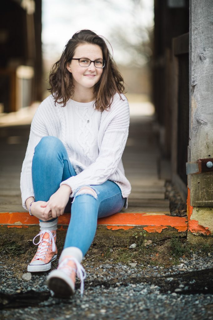 Senior Portraits with William at Kinder Farm Park 18