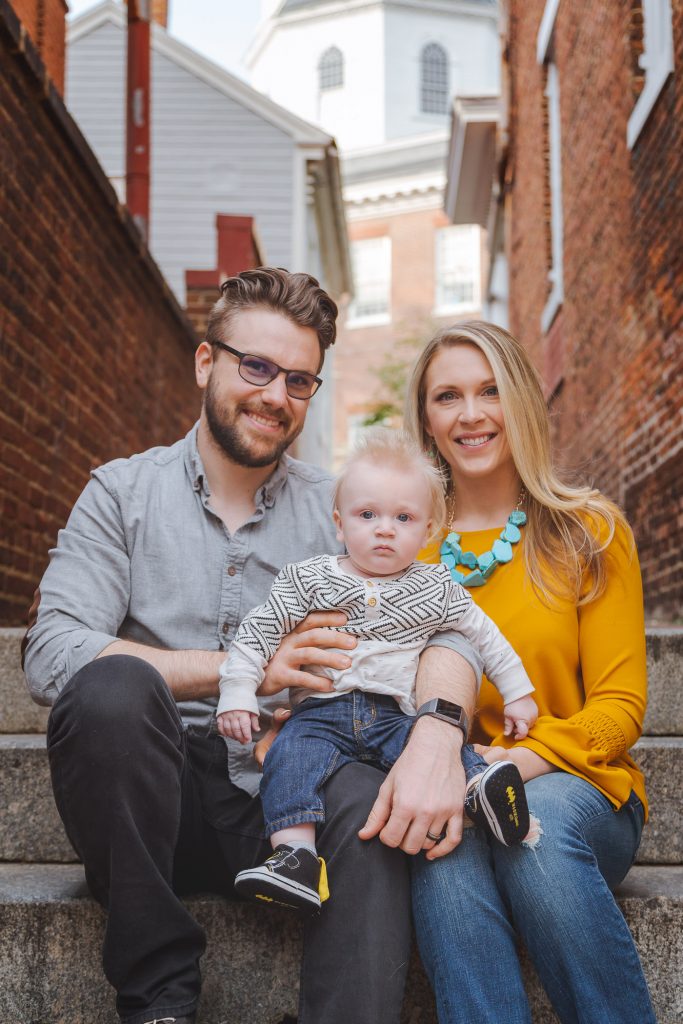 Sunset Family Portraits with Greg on the Streets of Downtown Annapolis 02