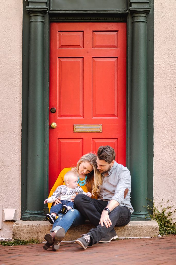 Sunset Family Portraits with Greg on the Streets of Downtown Annapolis 04