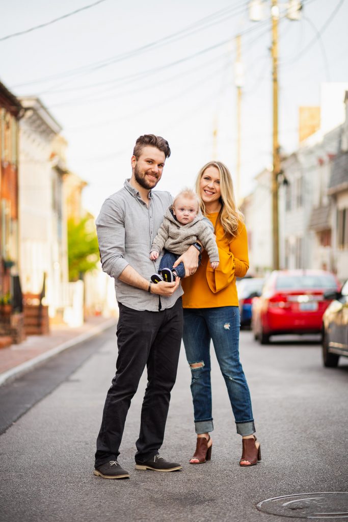 Sunset Family Portraits with Greg on the Streets of Downtown Annapolis 09