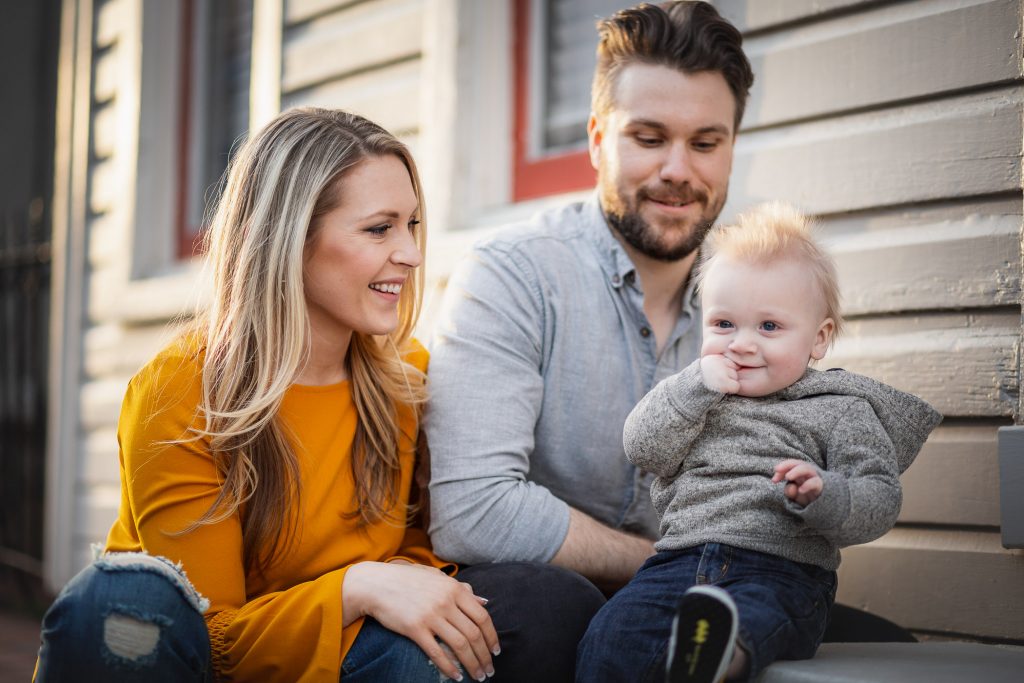 Sunset Family Portraits with Greg on the Streets of Downtown Annapolis 11