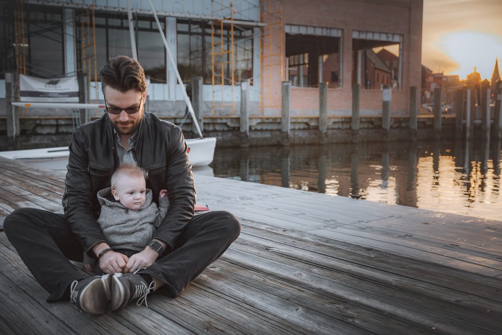 Sunset Family Portraits with Greg on the Streets of Downtown Annapolis 19