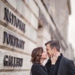 Jen Steve Engagement Session National Portrait Gallery DC 19