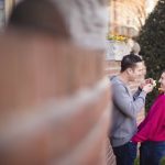 Lovebirds Wander Streets Old Town Alexandria Couple Portraits 02