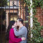 Lovebirds Wander Streets Old Town Alexandria Couple Portraits 03