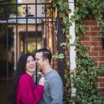 Lovebirds Wander Streets Old Town Alexandria Couple Portraits 04