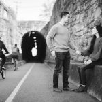 Lovebirds Wander Streets Old Town Alexandria Couple Portraits 11