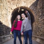 Lovebirds Wander Streets Old Town Alexandria Couple Portraits 12