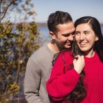 Lovebirds Wander Streets Old Town Alexandria Couple Portraits 14