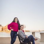 Lovebirds Wander Streets Old Town Alexandria Couple Portraits 15