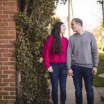 Lovebirds Wander Streets Old Town Alexandria Couple Portraits 18