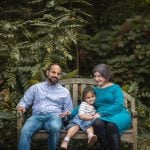 Family Portraits Among Foliage McCrillis Gardens Bethesda MD 06