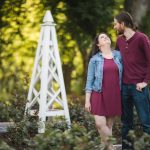 Late Afternoon Engagement Portraits Bonair Rose Garden Arlington VA 06