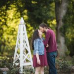 Late Afternoon Engagement Portraits Bonair Rose Garden Arlington VA 07