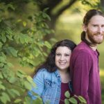 Late Afternoon Engagement Portraits Bonair Rose Garden Arlington VA 15