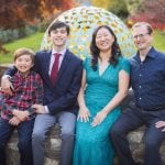 Family Portraits a Very Colorful Brookside Gardens Bethesda Maryland 08