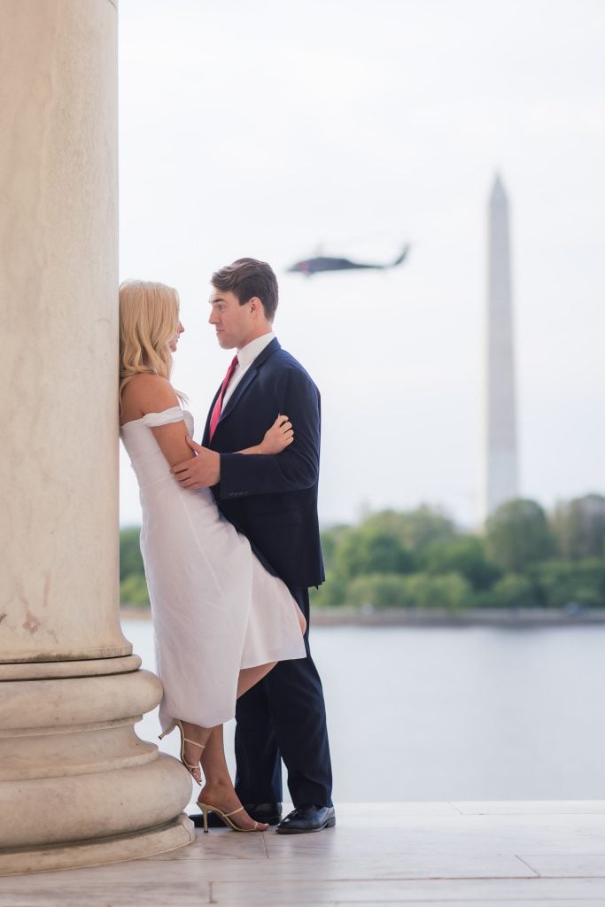 Joseph Amanda Engagement Session Jefferson Memorial DC 25