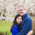 Newlywed Portrait Session Under Cherry Blossoms Kenwood Maryland 04