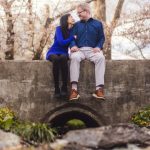 Newlywed Portrait Session Under Cherry Blossoms Kenwood Maryland 07