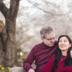 Newlywed Portrait Session Under Cherry Blossoms Kenwood Maryland 19