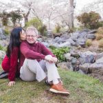 Newlywed Portrait Session Under Cherry Blossoms Kenwood Maryland 23