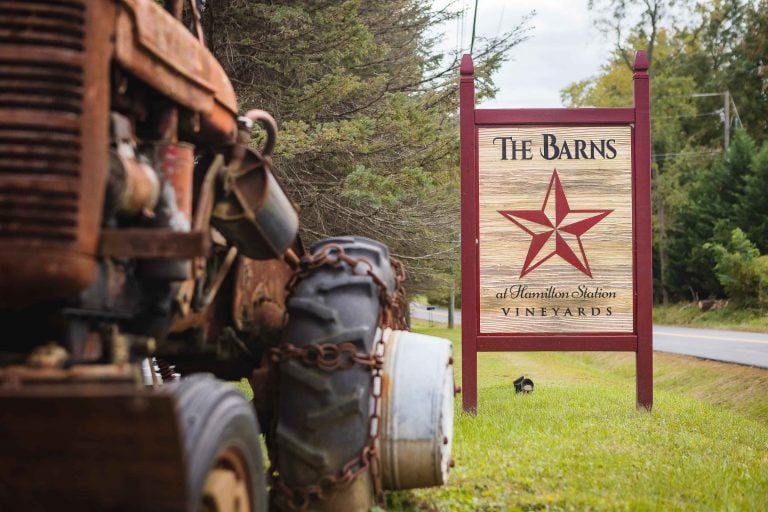 The Barns at Hamilton Station Vineyards - a Virginia winery located in Hamilton.