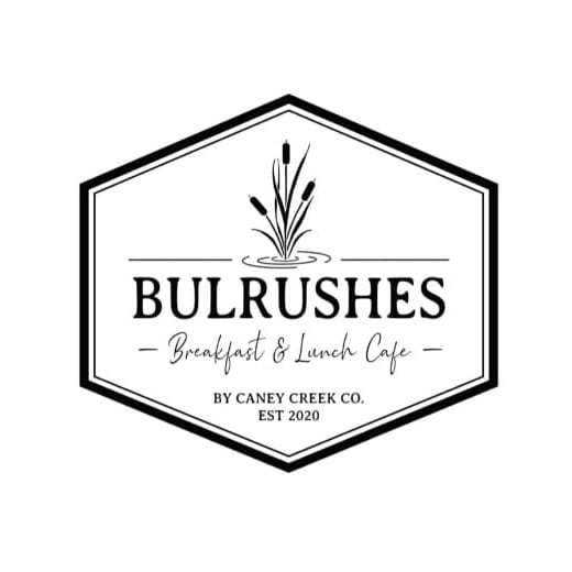 The logo for Bulrushes Cafe.