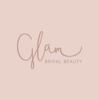 Logo for a Glam Bridal Beauty event vendor.