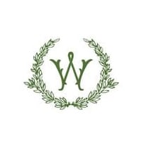 A logo for an event vendor featuring a green laurel wreath and the letter "w".