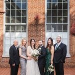 Wedding party portraits at The Great Room at Savage Mill.